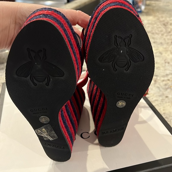Nib Gucci wedges 36.5 - Picture 5 of 8